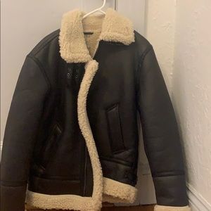 ZARA Men’s Faux Leather Jacket